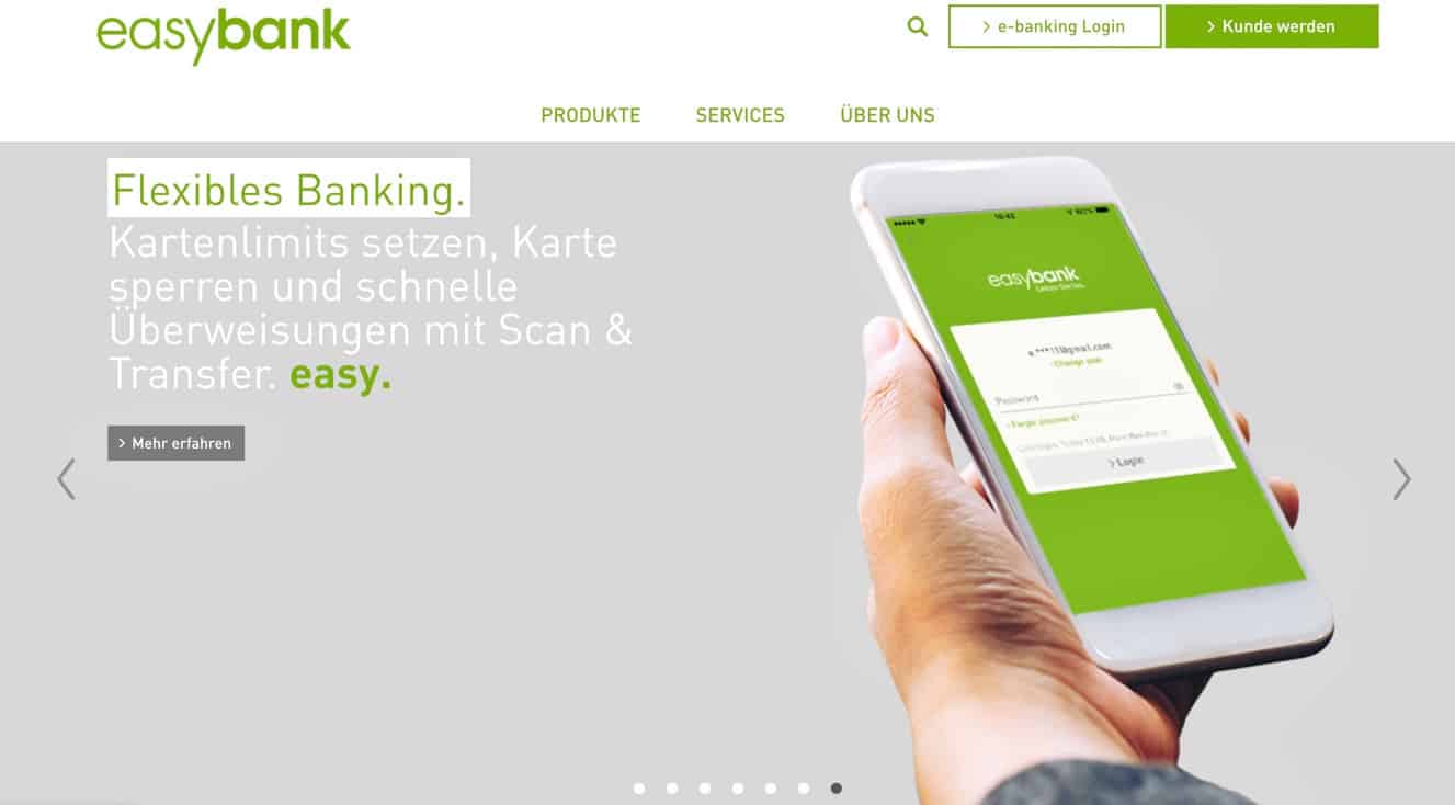 easybank website