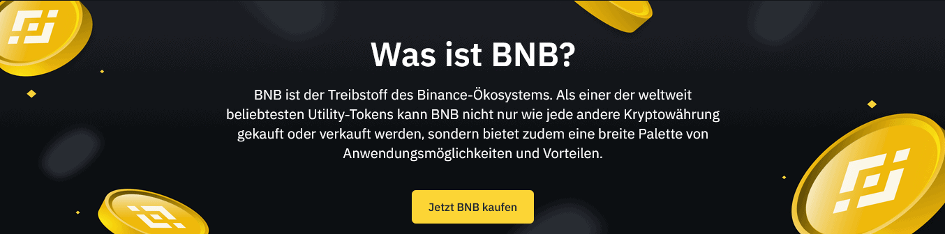 Binance Angebot BNB