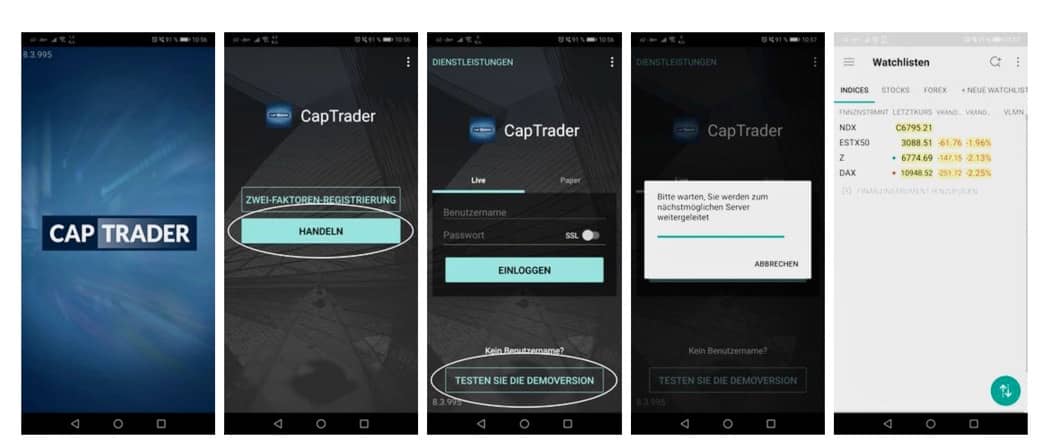 Cap trader App