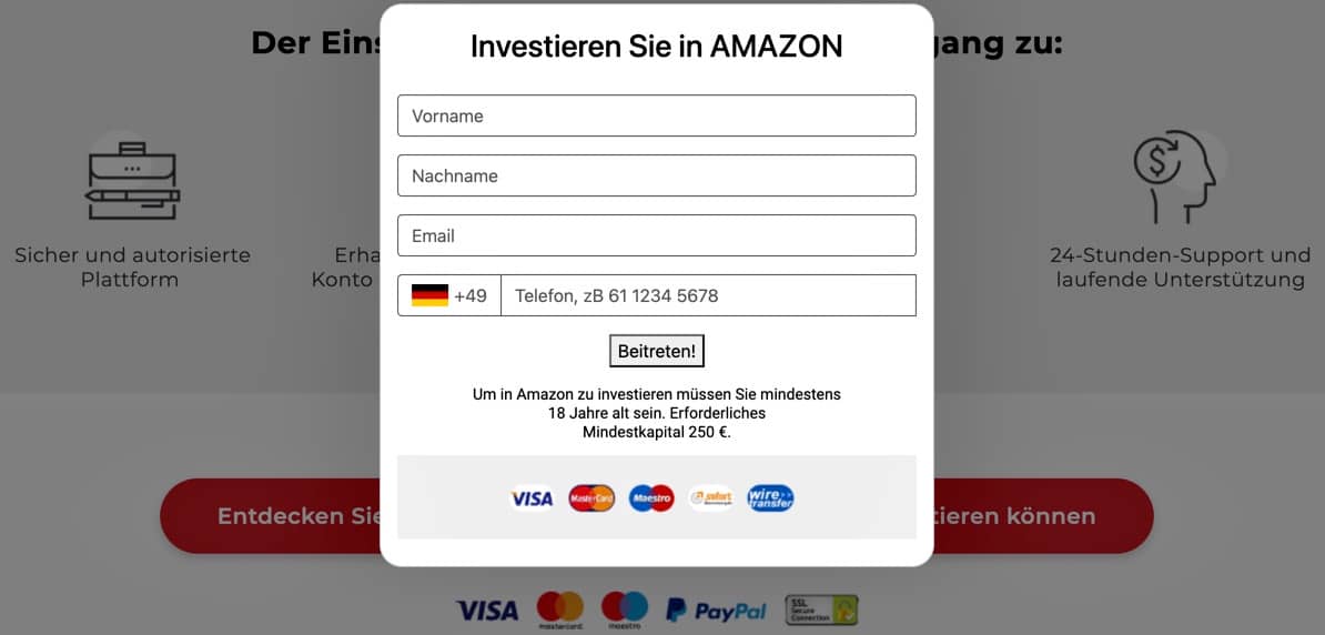 Investieren in Amazon