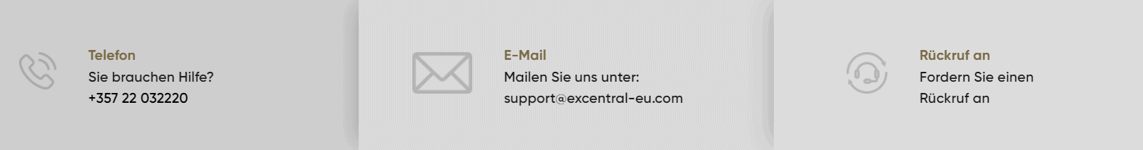 eXcentral-Kundensupport