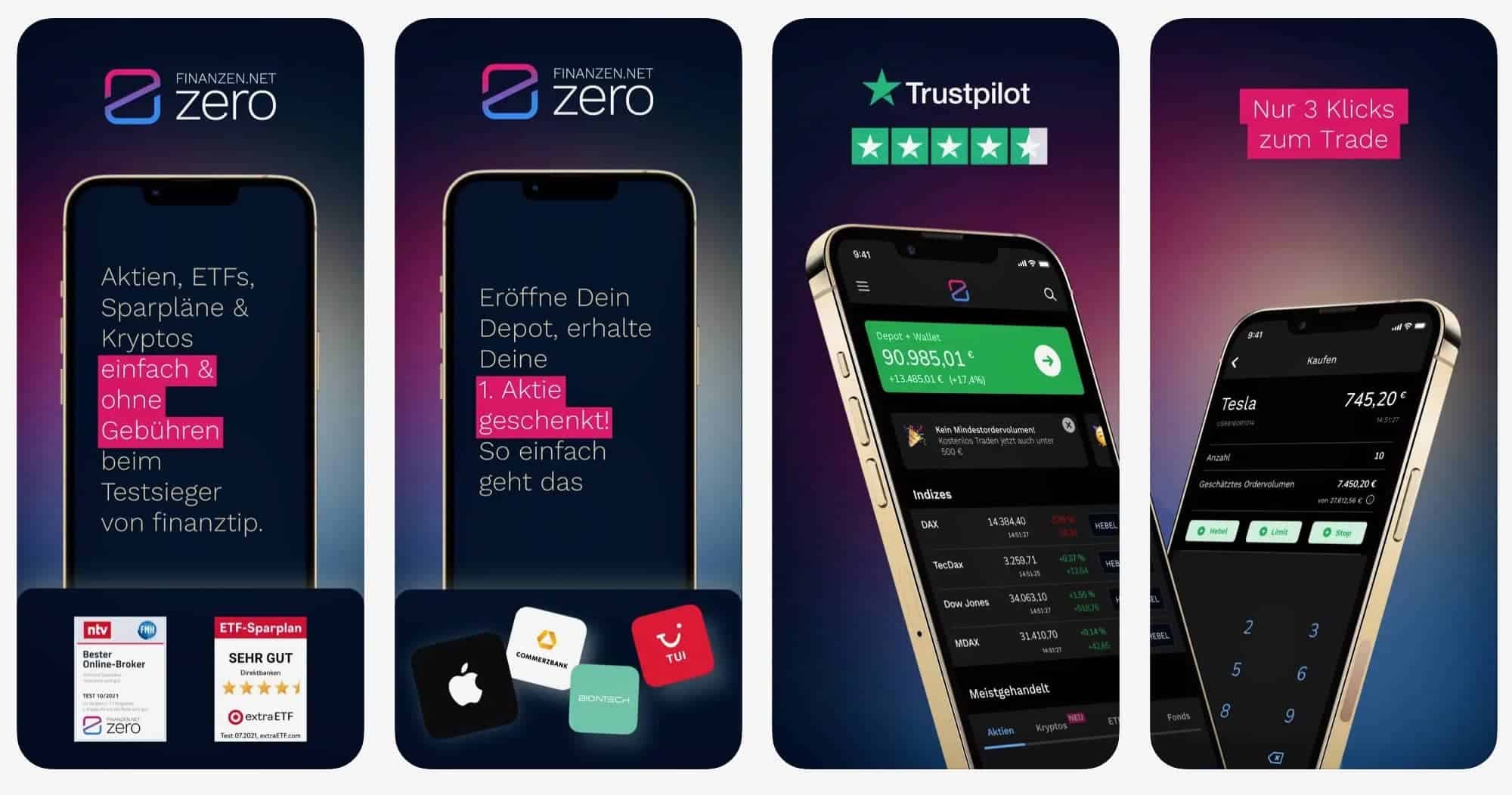 Finanzen.net Zero App iPhone